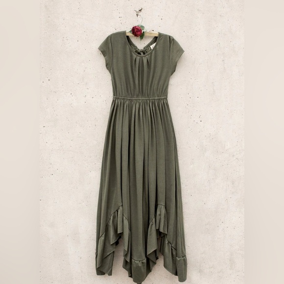 Joyfolie Mia Joy Girls‎ Braelyn Olive Green Dress NWT - Picture 3 of 7